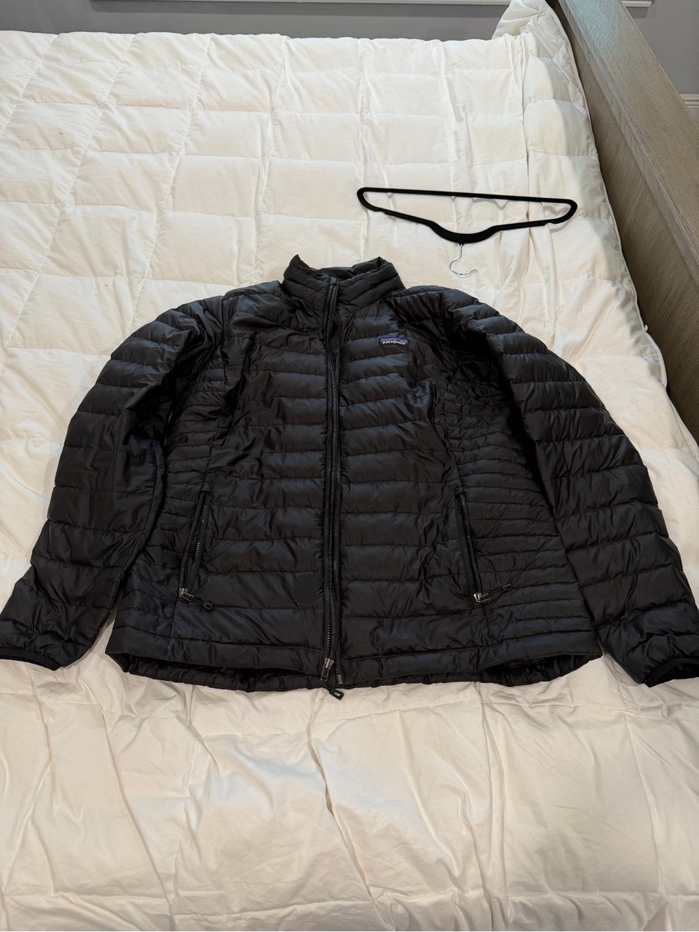 Patagonia Black Quilted Down Jacket